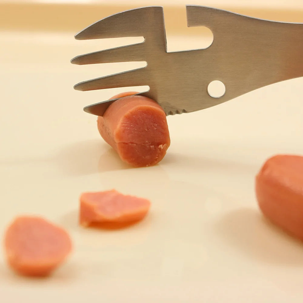 Outdoor Survival Tools – 5-in-1 Camping Multi-functional Fork