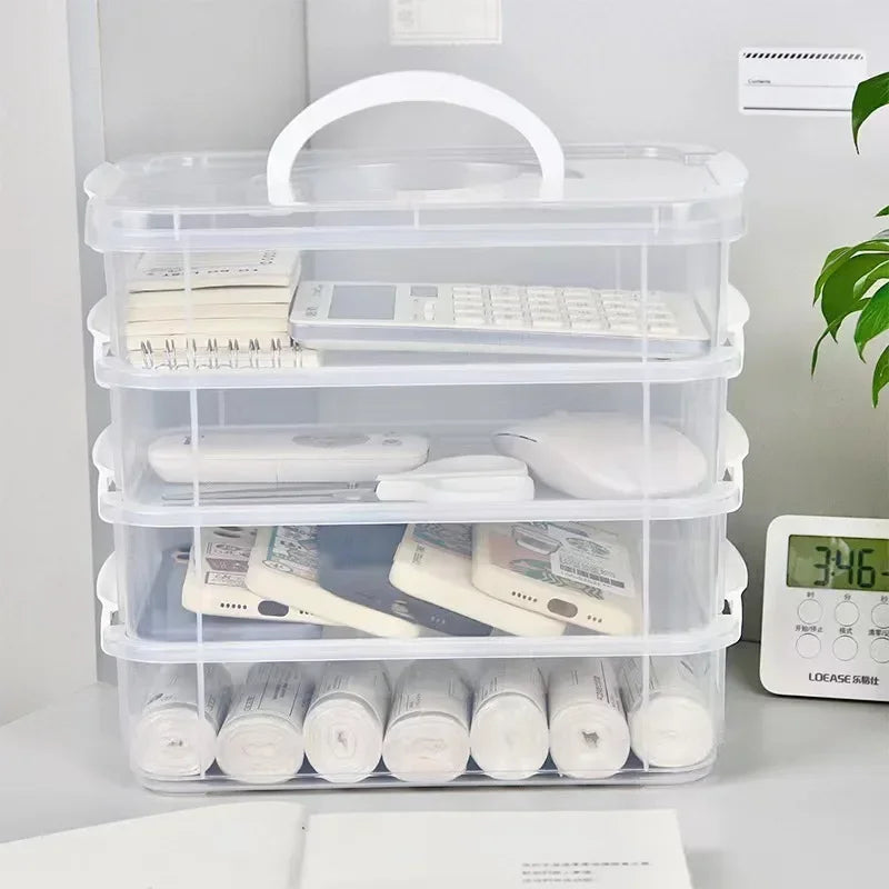 Extra Large 4-Tier Stackable Storage Box