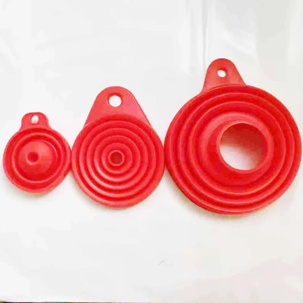 Silicone Funnels For Kitchen Use Filling Bottles