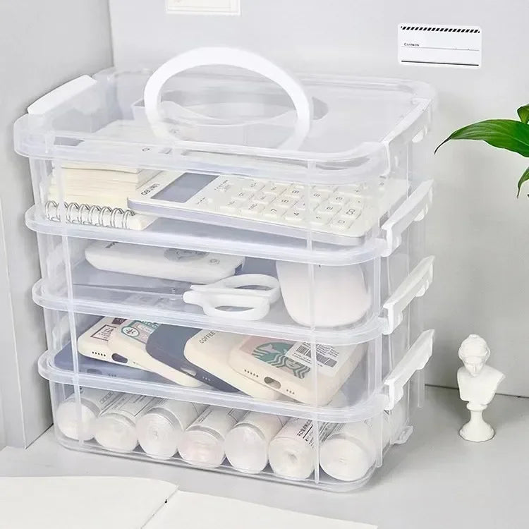Extra Large 4-Tier Stackable Storage Box