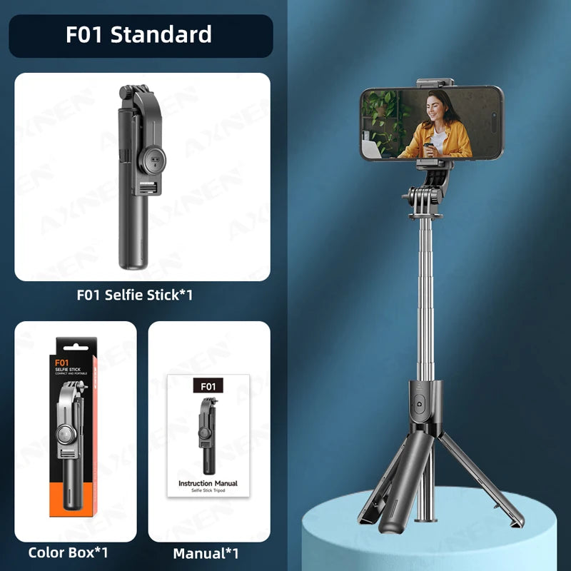 Bluetooth Selfie Stick Tripod Desktop Stand