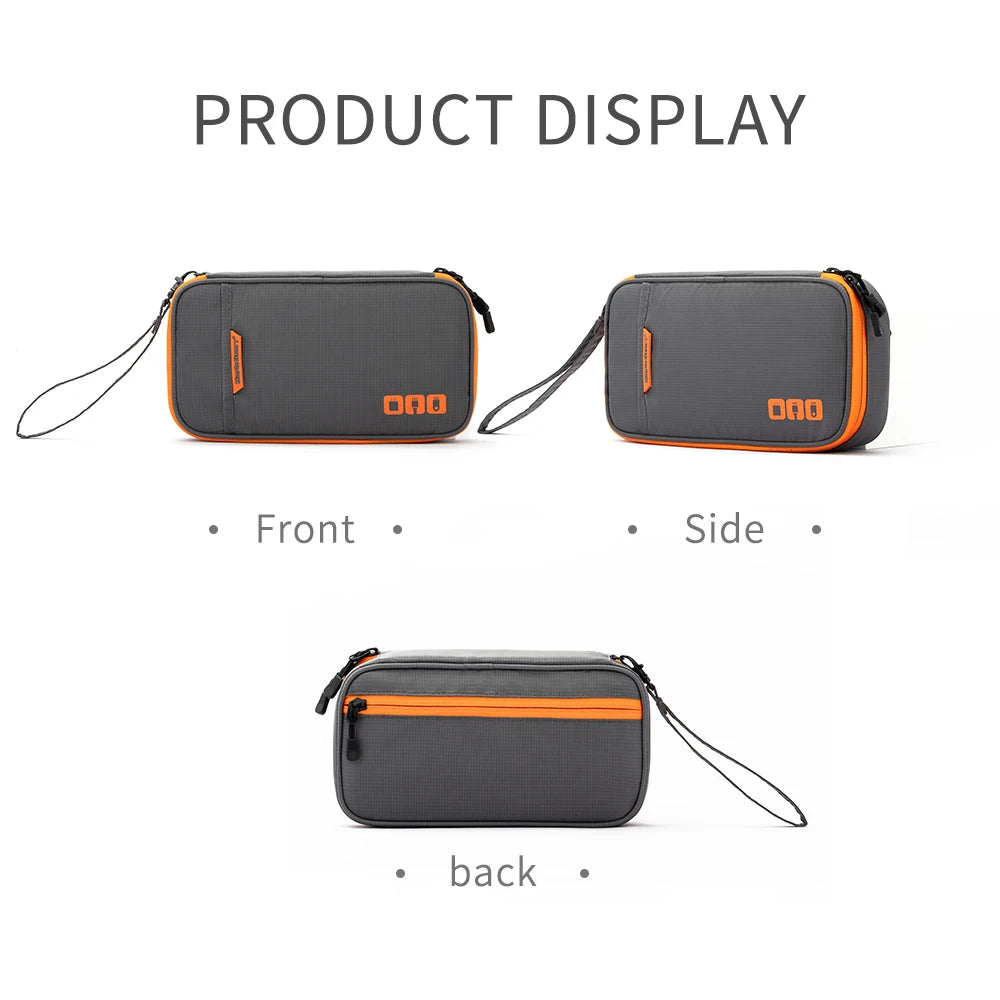 Travel Cable Organizer Bag – Portable Waterproof Electronics Storage Pouch