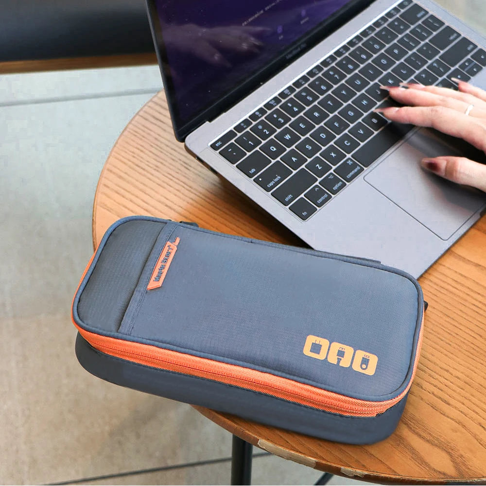 Travel Cable Organizer Bag – Portable Waterproof Electronics Storage Pouch