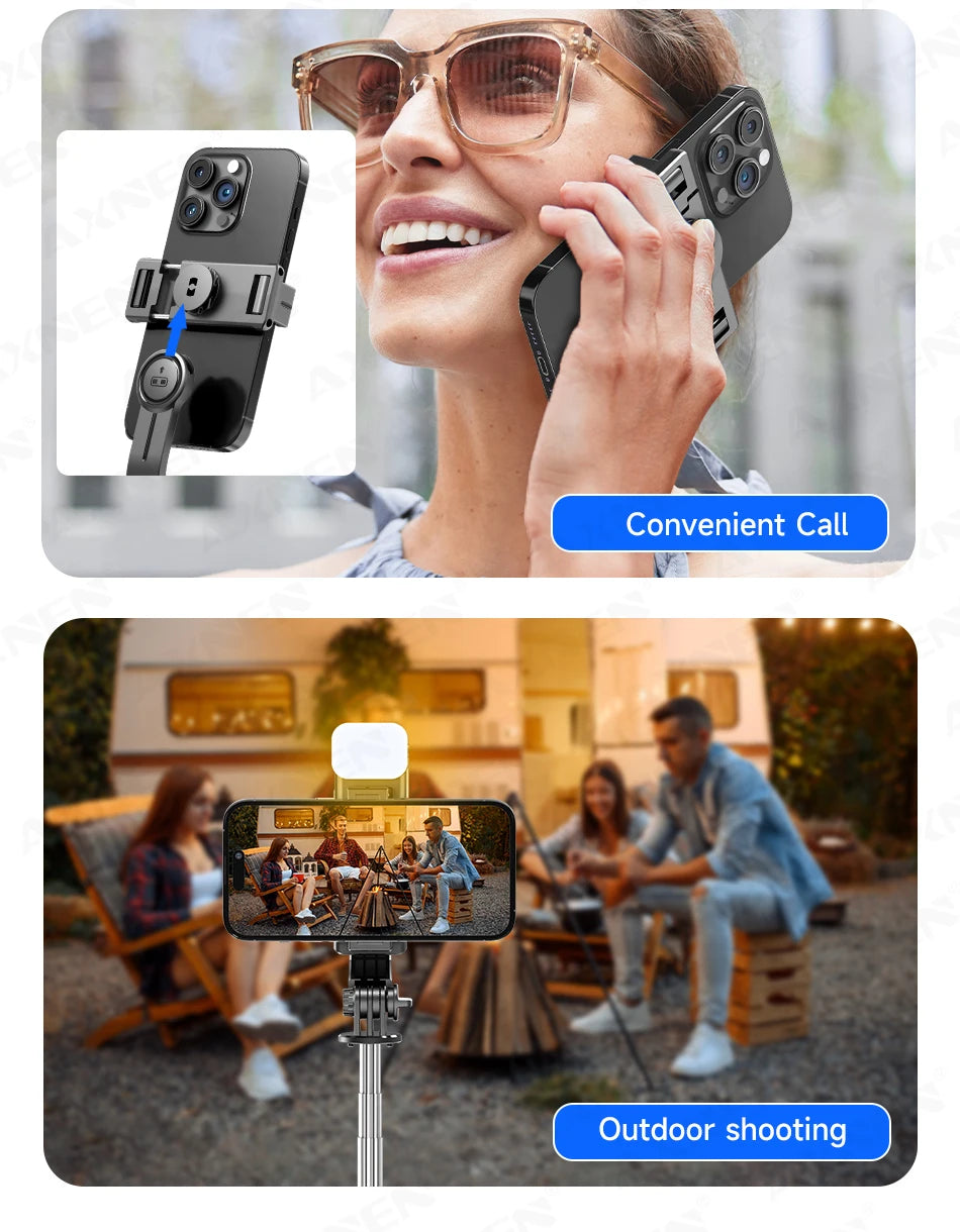 Bluetooth Selfie Stick Tripod Desktop Stand