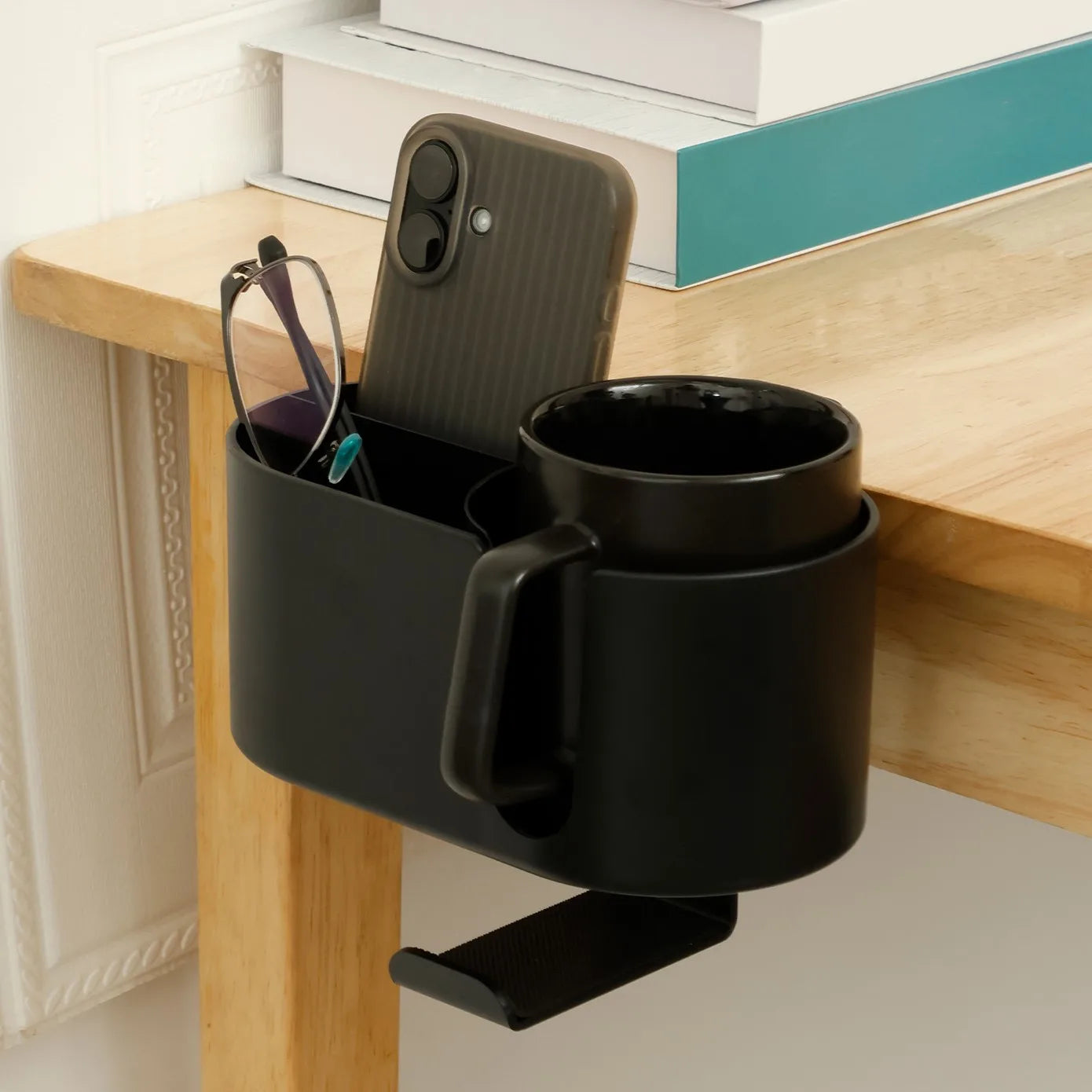 4-in-1 Adjustable Desk Cup & Headphone Holder
