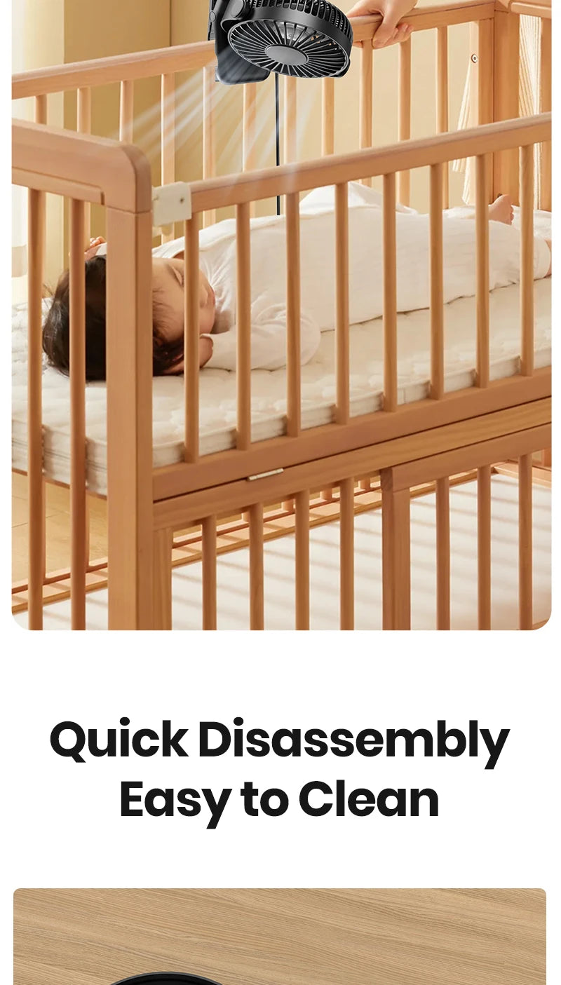 Mini USB Clip on Desk Fan