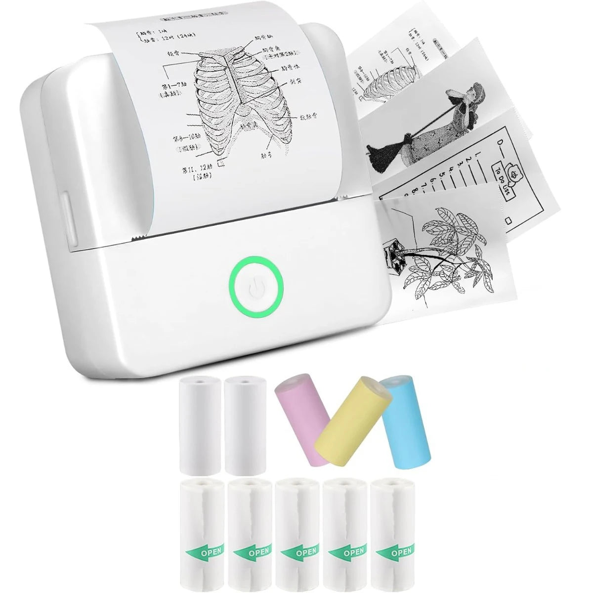 Mini Pocket Thermal Sticker Printer – Bluetooth Inkless Printer