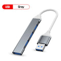 USB 3.0 Hub – 4 Port High-Speed Type C Splitter