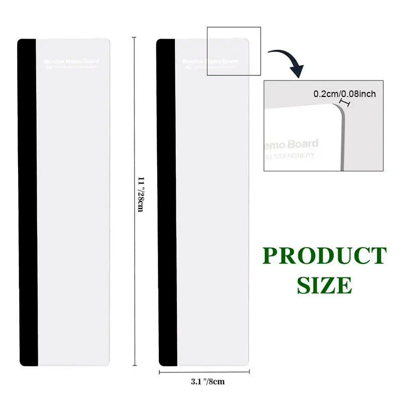 Computer Monitor Memo Board