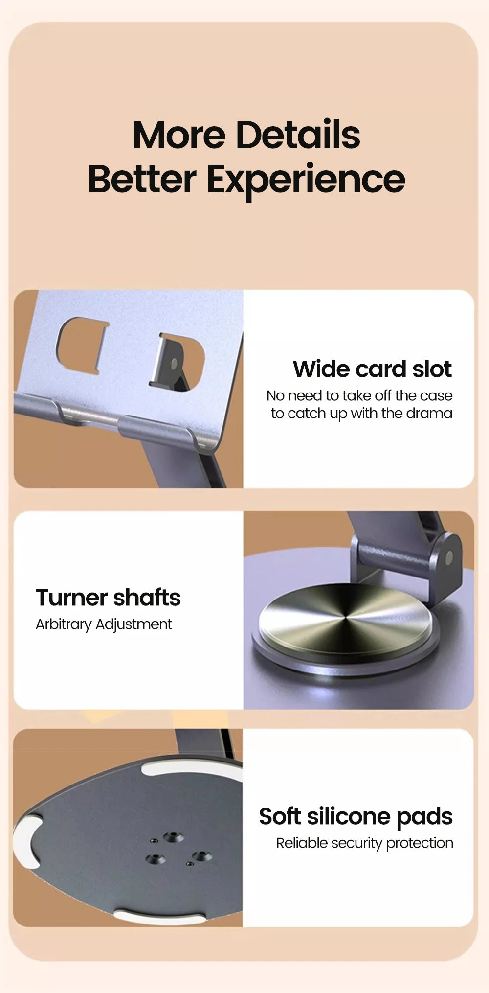 Foldable Desk Phone Holder