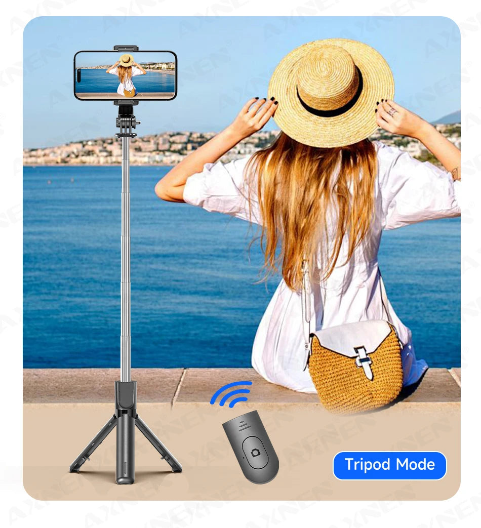 Bluetooth Selfie Stick Tripod Desktop Stand