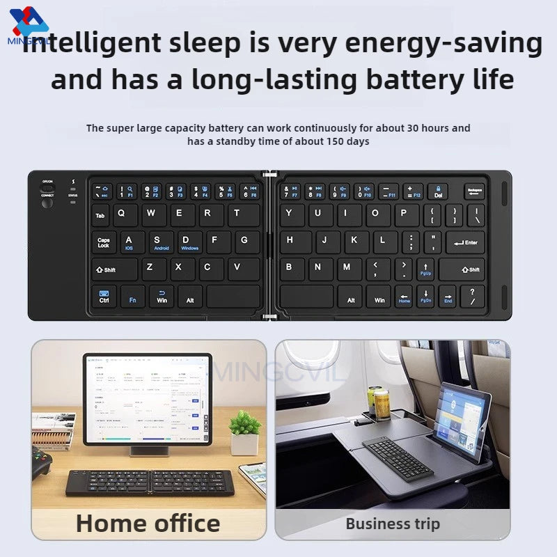 Mini Foldable Wireless Keyboard