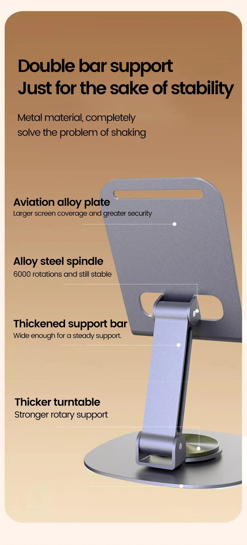 Foldable Desk Phone Holder