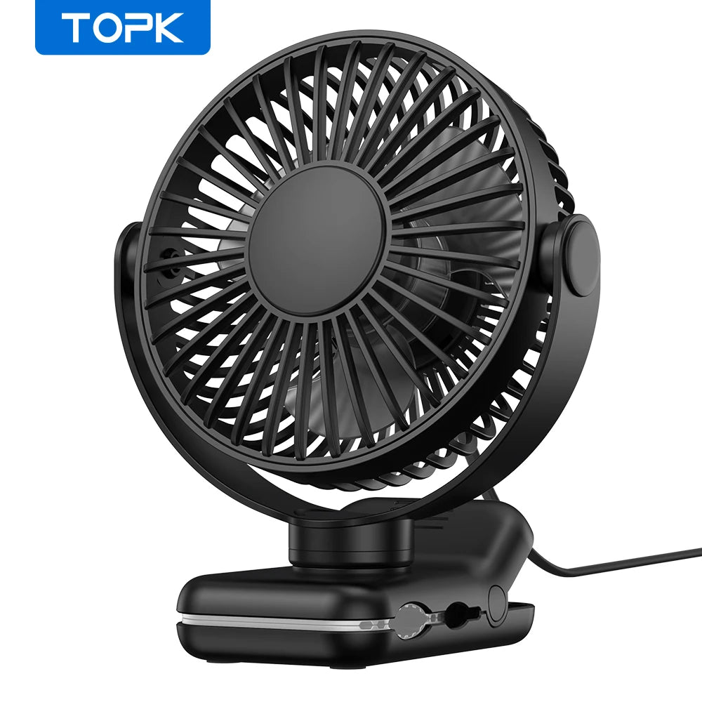 Mini USB Clip on Desk Fan