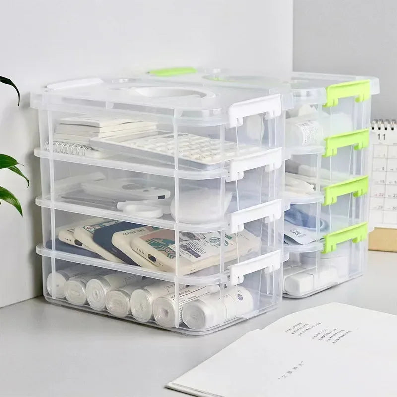 Extra Large 4-Tier Stackable Storage Box