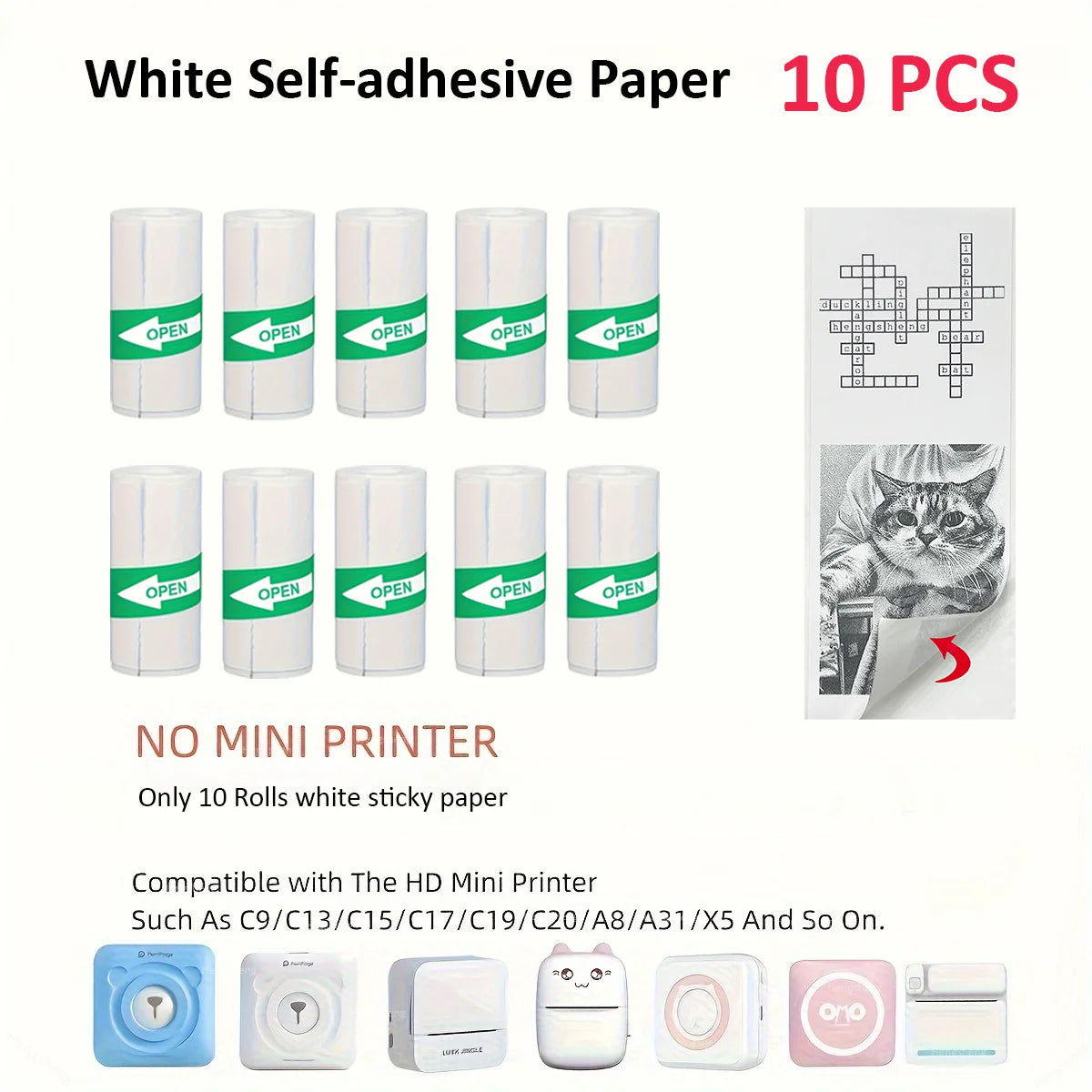 Mini Pocket Thermal Sticker Printer – Bluetooth Inkless Printer