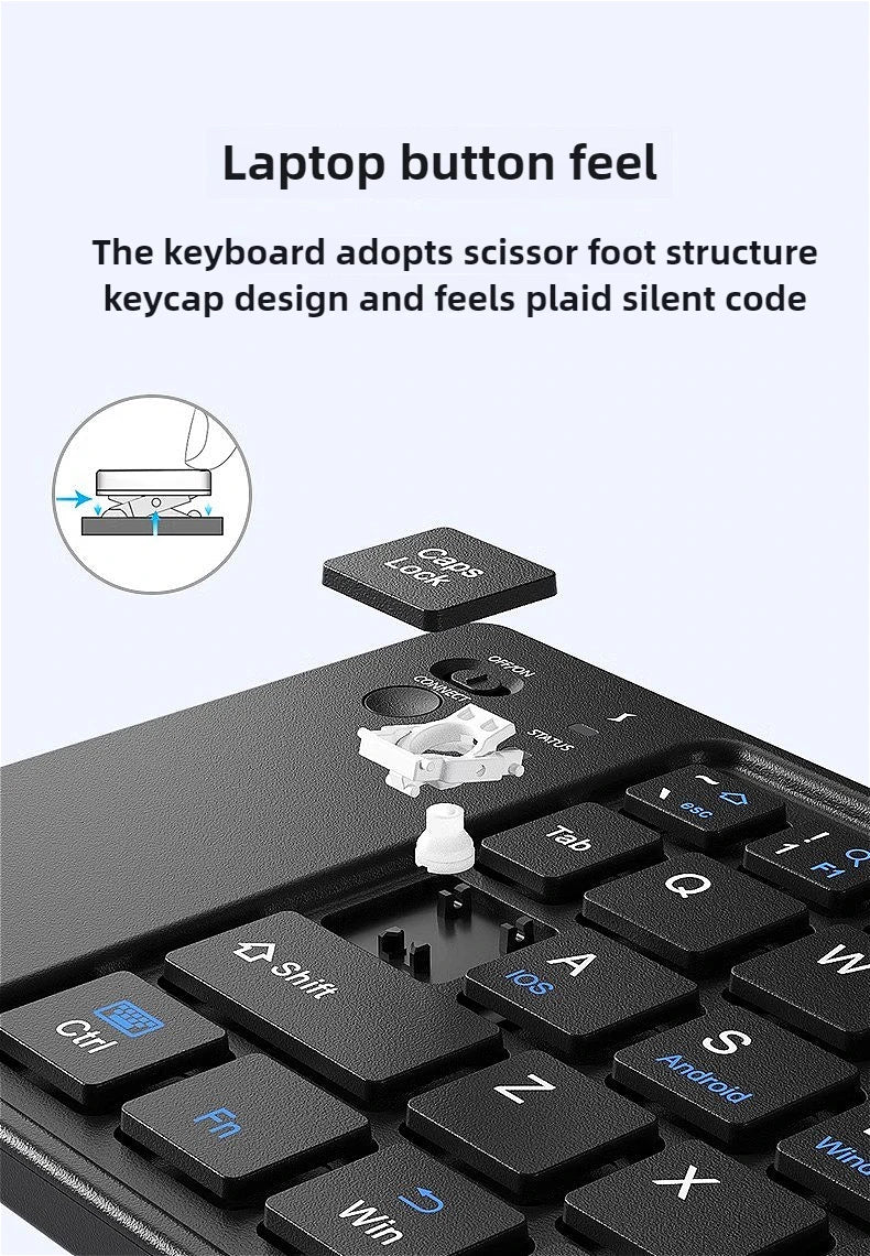 Mini Foldable Wireless Keyboard