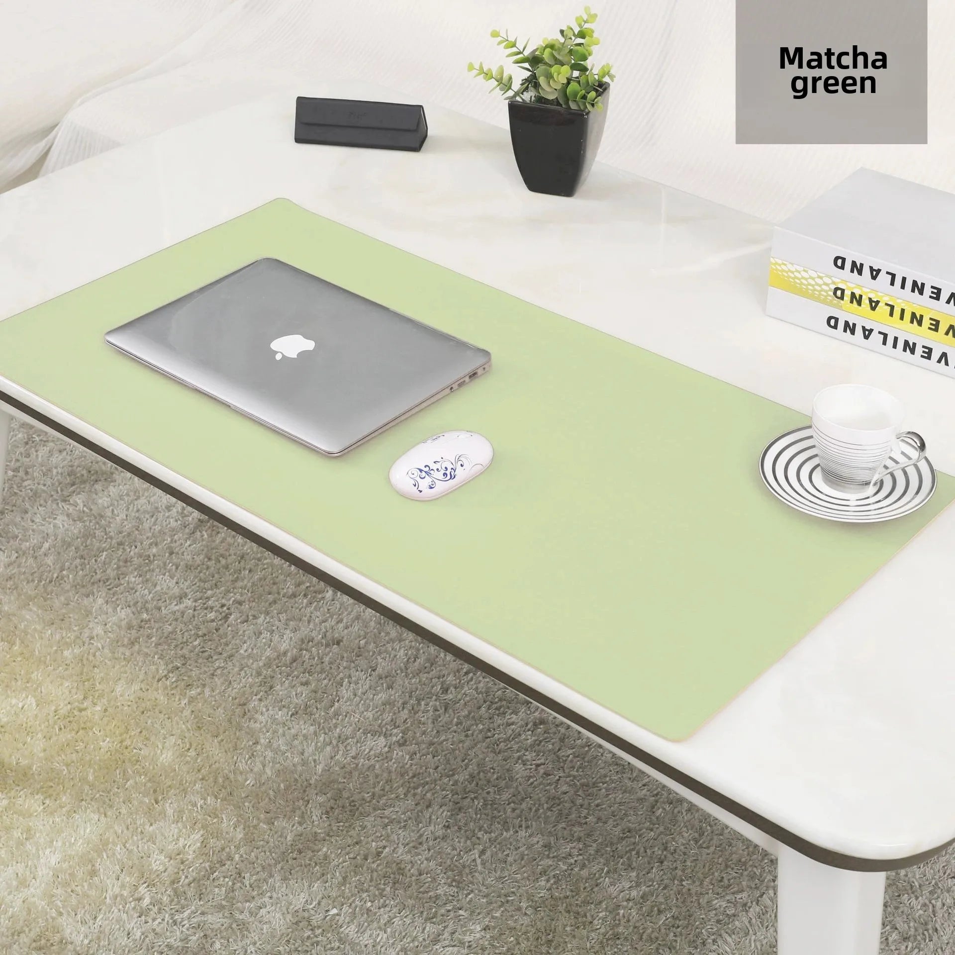 PU Leather Waterproof Desk Protector Mat