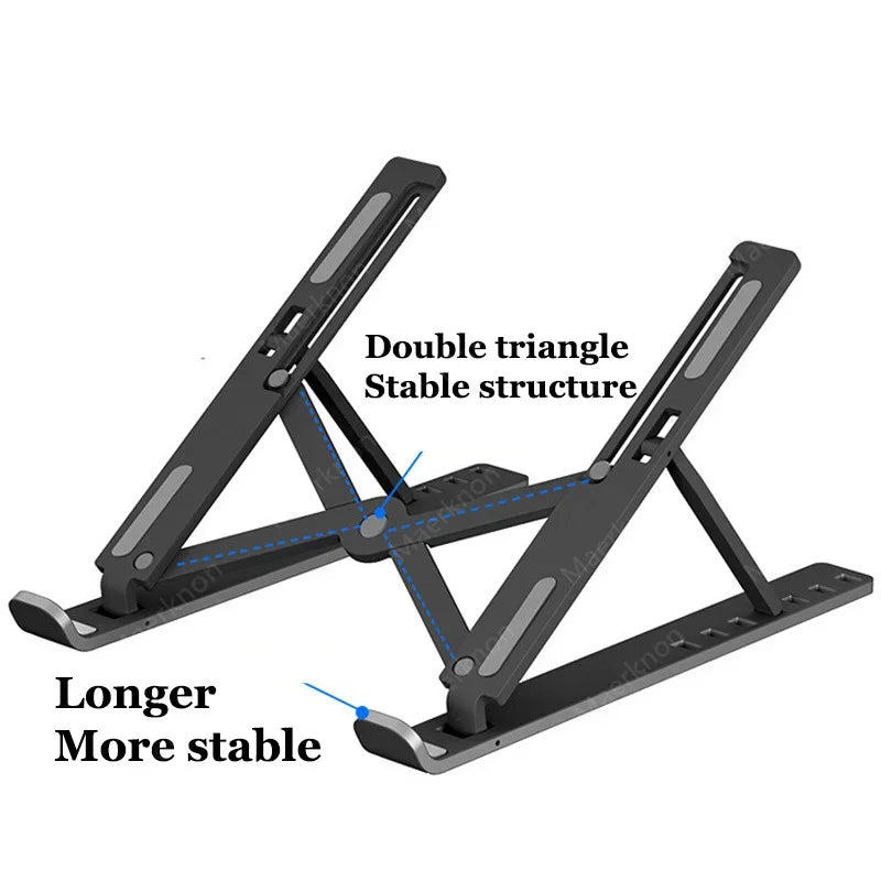 Adjustable Laptop Stand – Portable Foldable Notebook Bracket