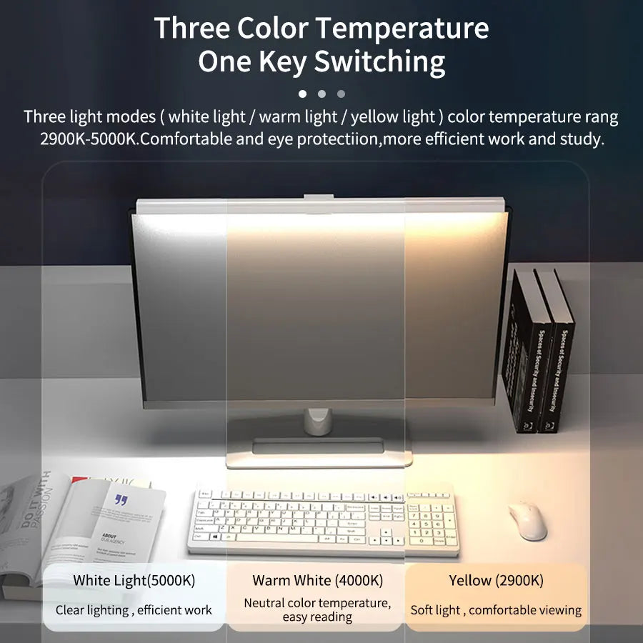 50cm USB  Computer Monitor Light Bar Screen Hanging Lights