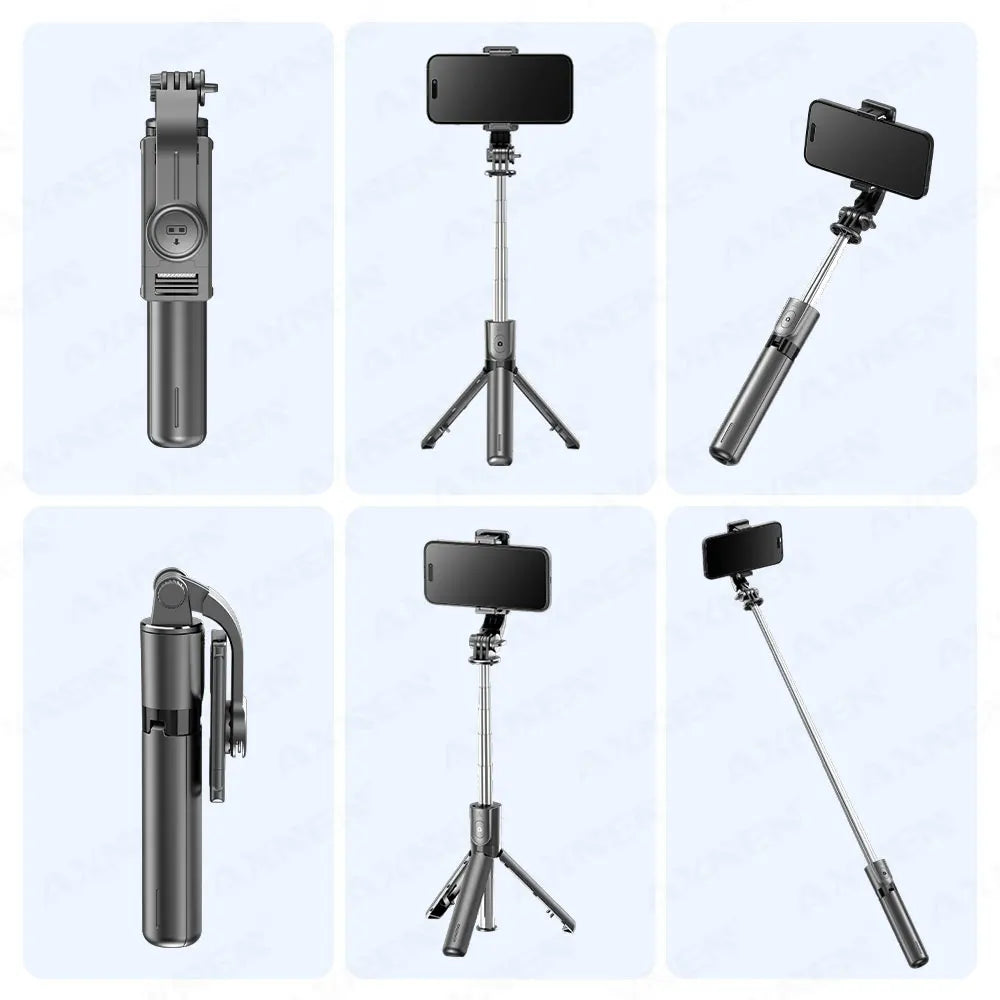 Bluetooth Selfie Stick Tripod Desktop Stand