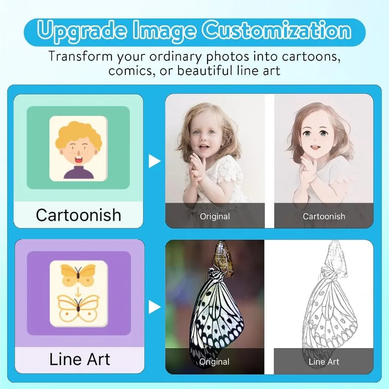 Mini Pocket Thermal Sticker Printer – Bluetooth Inkless Printer