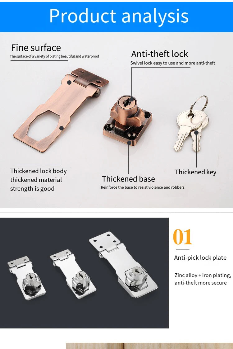 Cabinet Locks with Keys