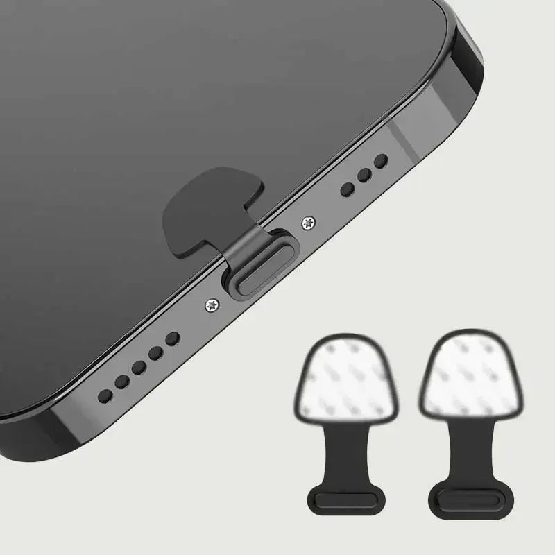 Silicone Anti-Lost Dust Plugs – Type C Charging Port Protector