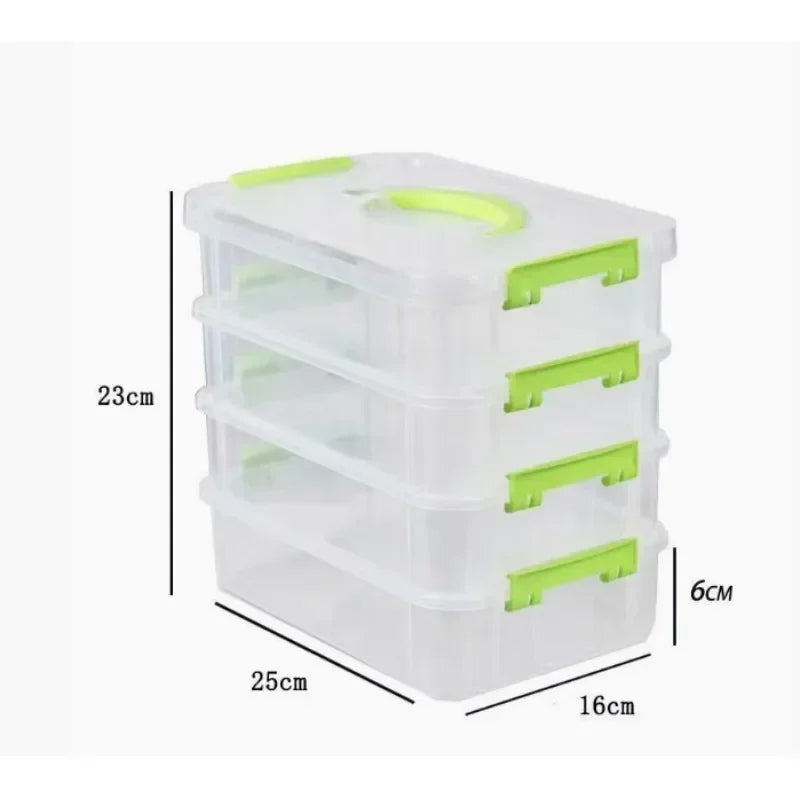 Extra Large 4-Tier Stackable Storage Box