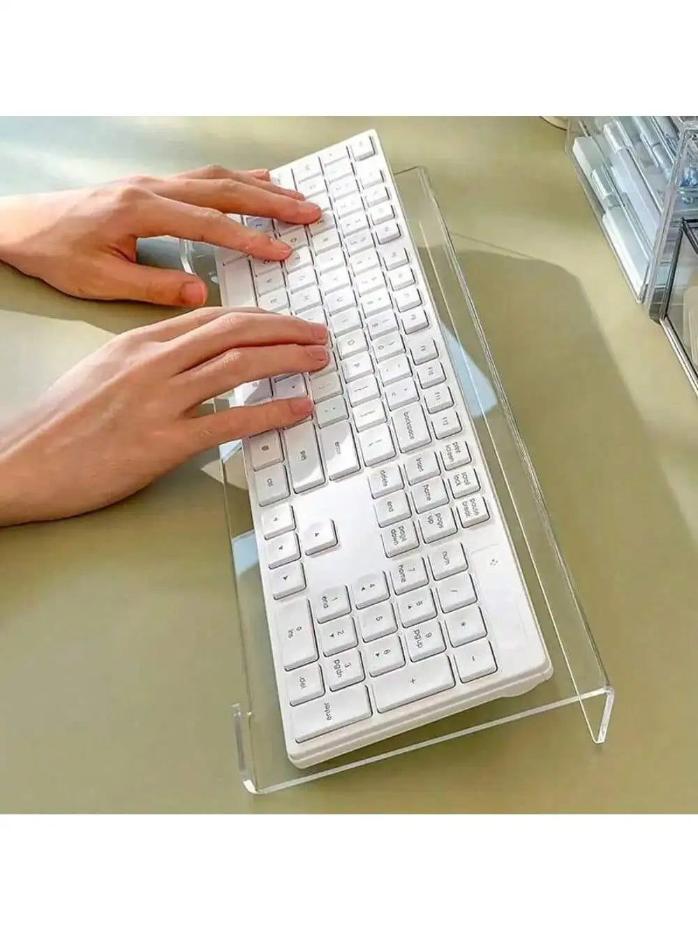Acrylic Computer Keyboard Stand