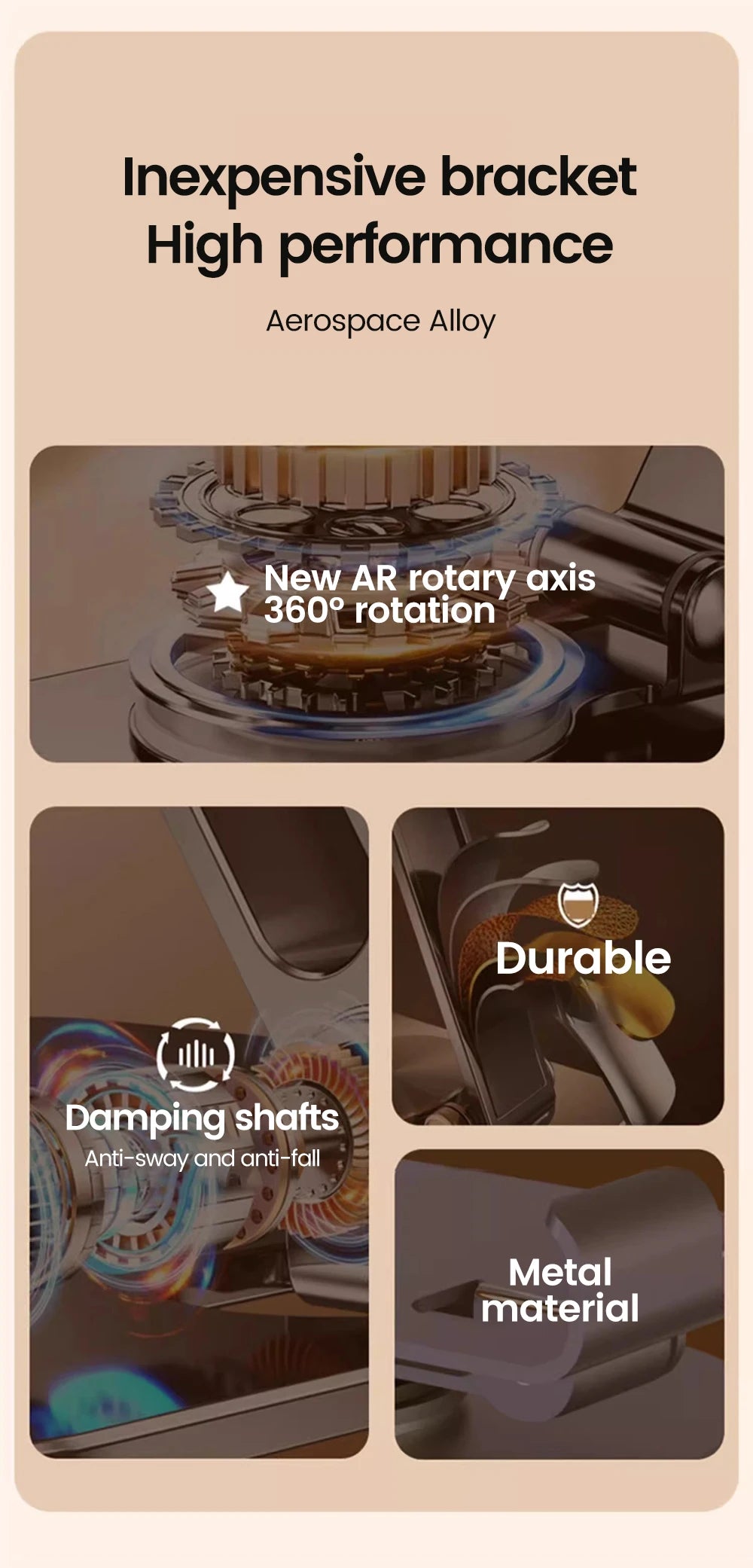 Foldable Desk Phone Holder