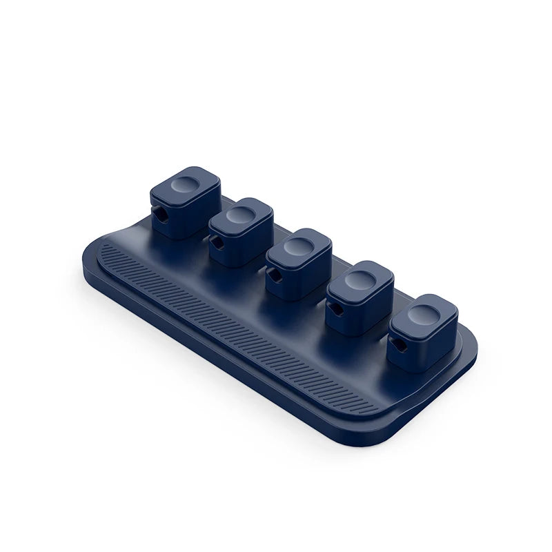 Silicone Magnetic Mouse Wire Organizer Desktop Cable Clips