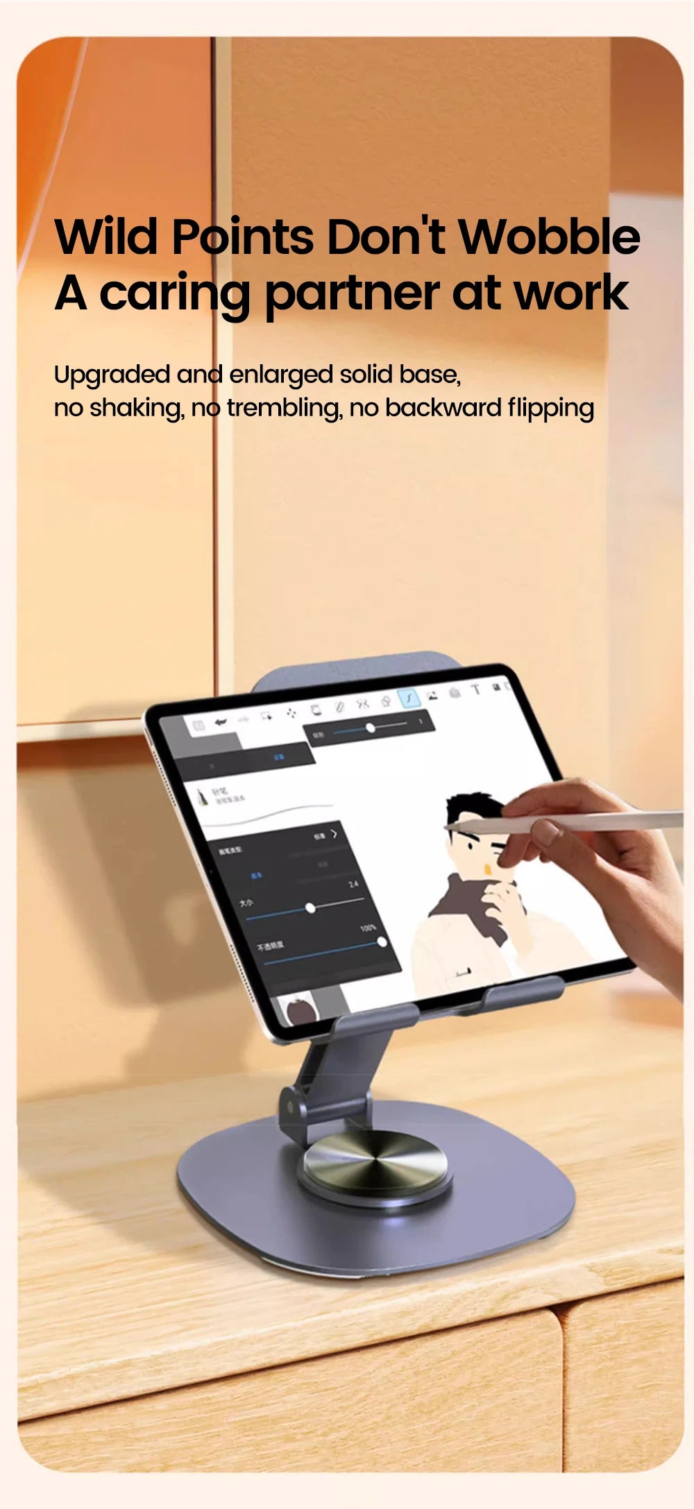 Foldable Desk Phone Holder