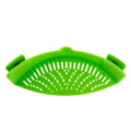 Vegetable Colander Silicone Clip-on Pan Pot Strainer