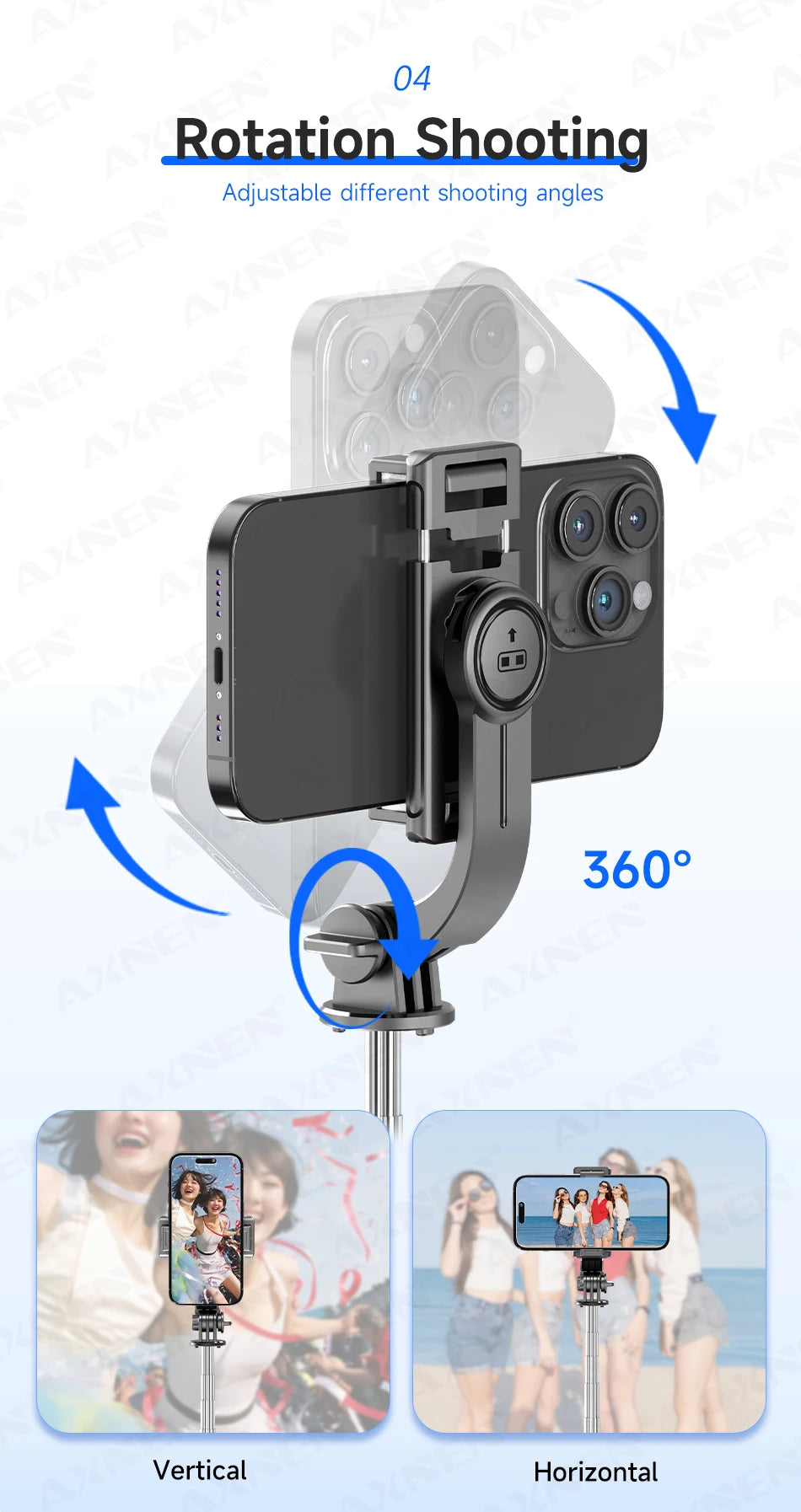 Bluetooth Selfie Stick Tripod Desktop Stand