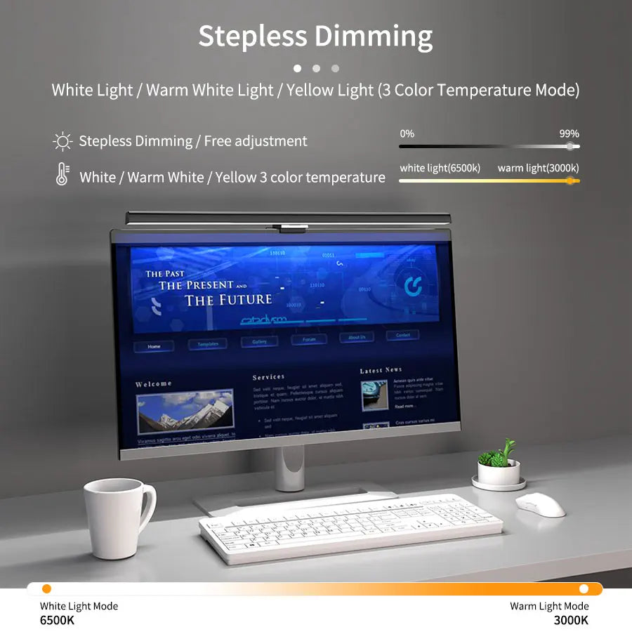 50cm USB  Computer Monitor Light Bar Screen Hanging Lights