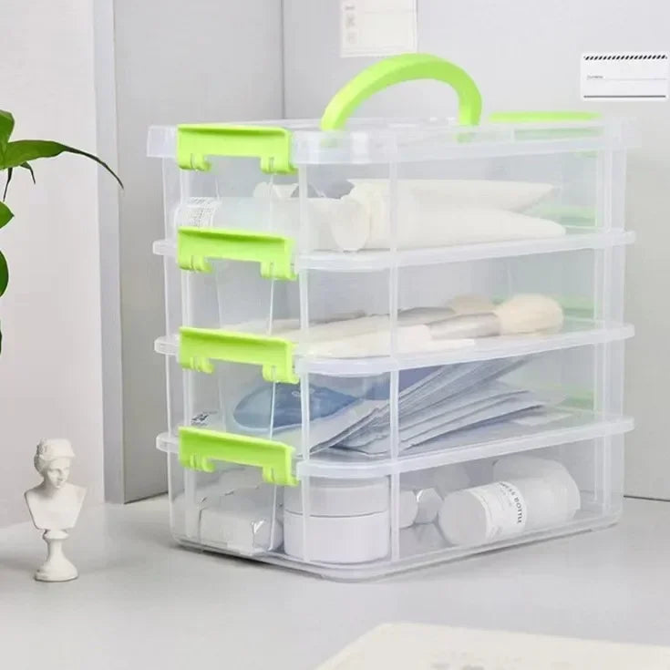 Extra Large 4-Tier Stackable Storage Box