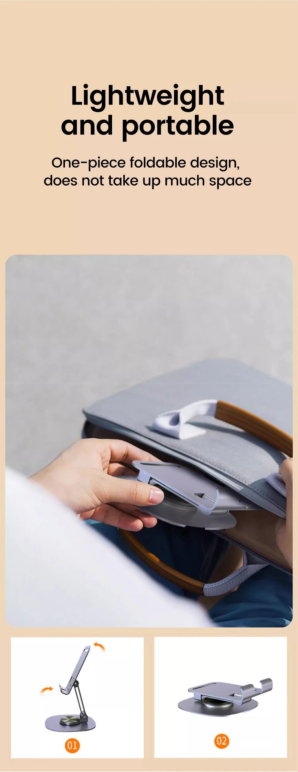 Foldable Desk Phone Holder