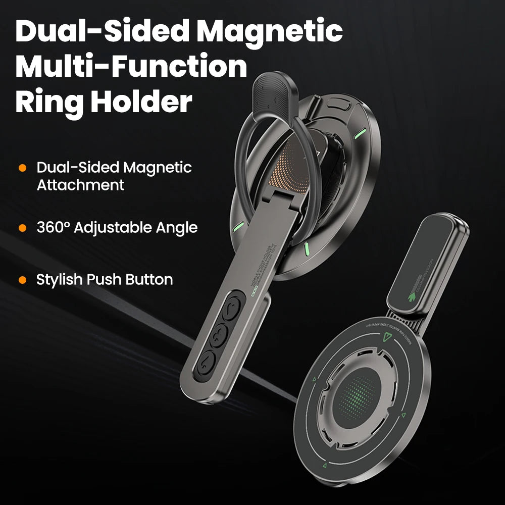 3-in-1 Magnetic Finger Ring Holder