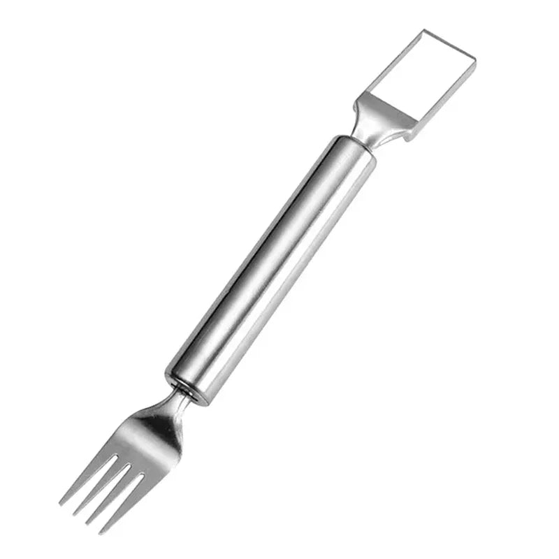 Portable 2In1 Watermelon Slicer Fork