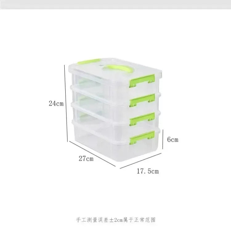Extra Large 4-Tier Stackable Storage Box