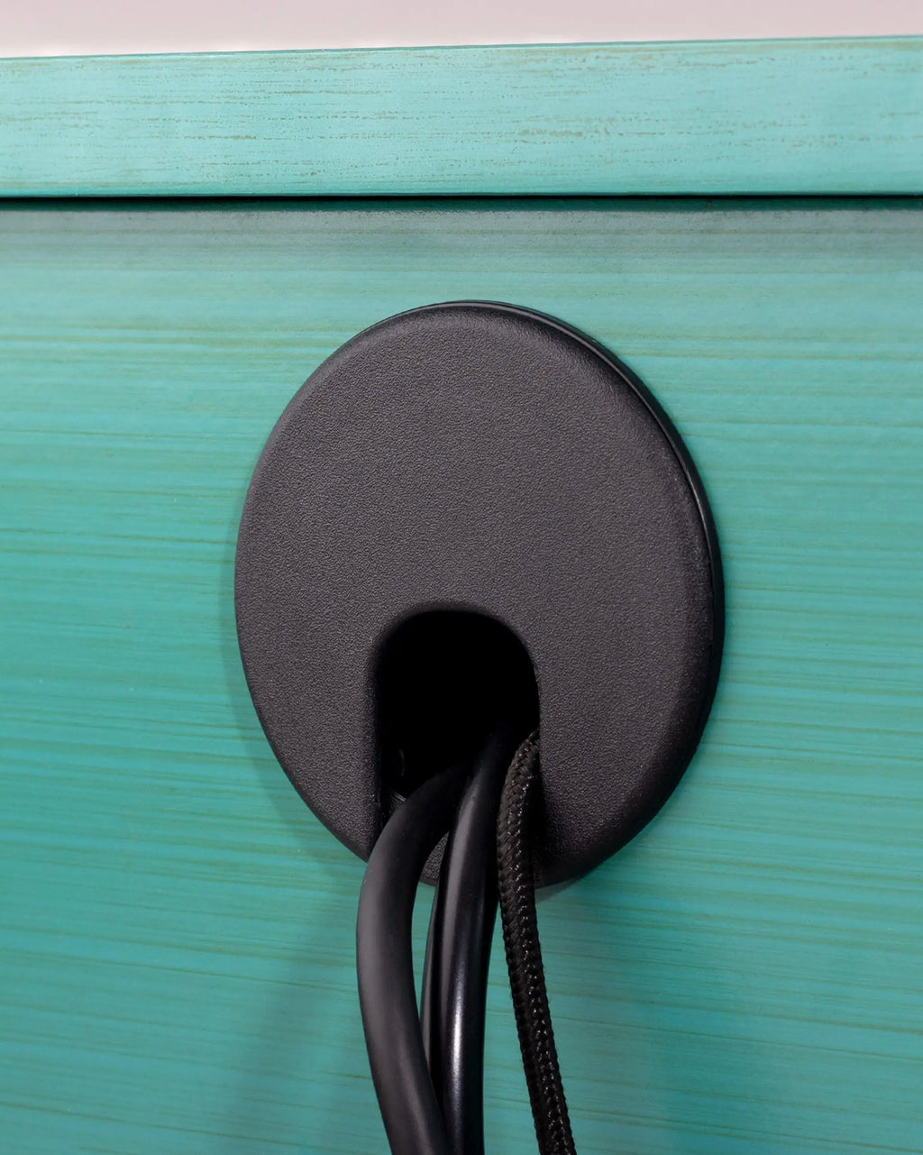 Cable Cord Grommet – Desk & Furniture Hole Cover Wire Pass Organizer