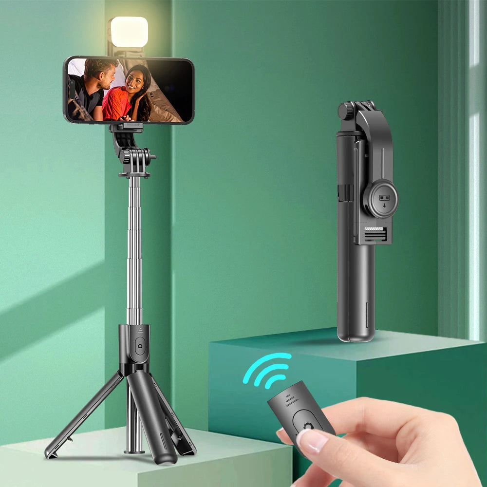 Bluetooth Selfie Stick Tripod Desktop Stand