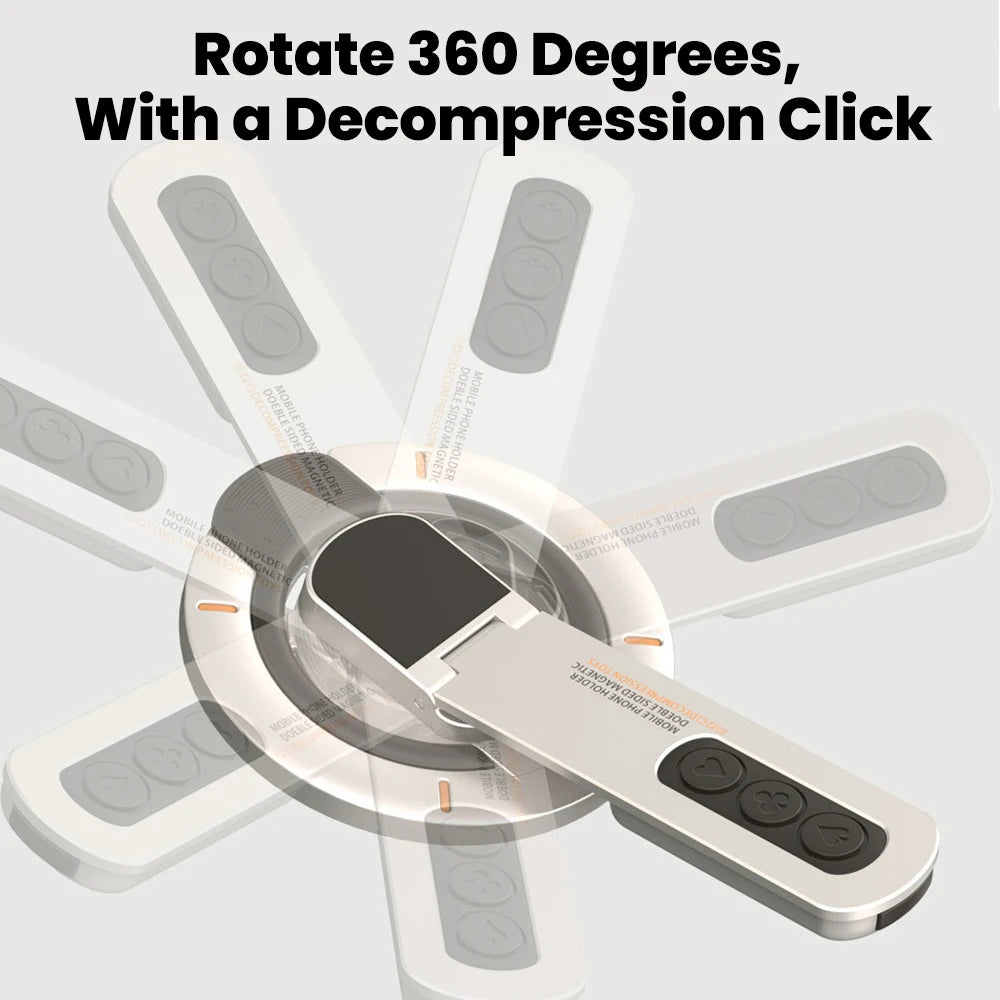 3-in-1 Magnetic Finger Ring Holder