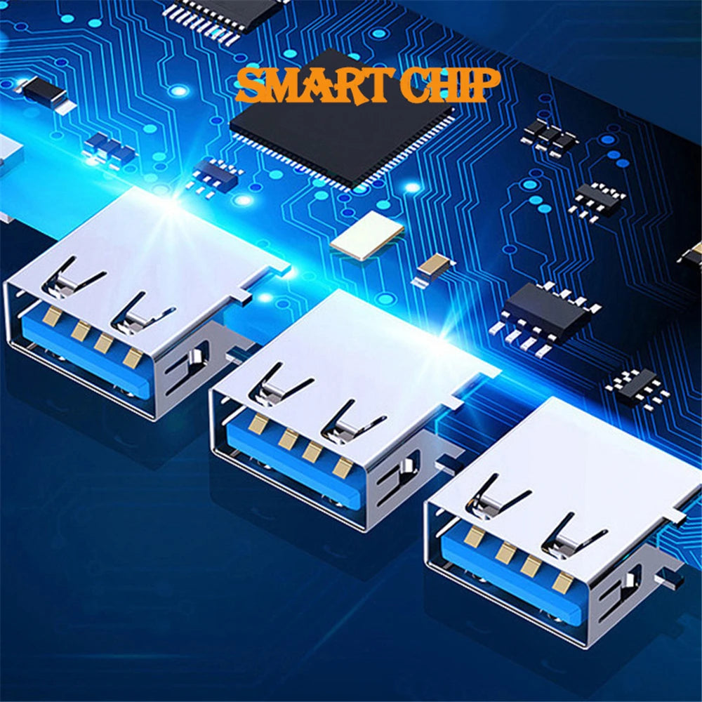 USB 3.0 Hub – 4 Port High-Speed Type C Splitter