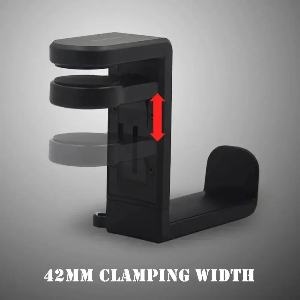 360° Rotating Headphone Hook Holder – Adjustable Desk Headset Stand