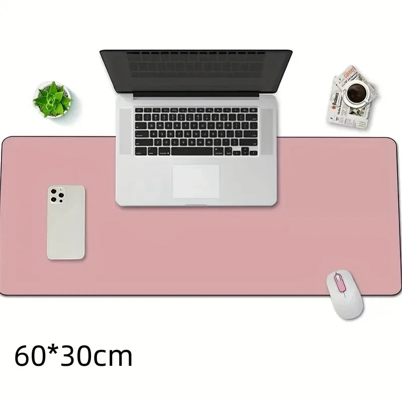 PU Leather Waterproof Desk Protector Mat