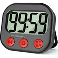 Digital Kitchen Timer – Magnetic Countdown & Stopwatch with Large LCD Display