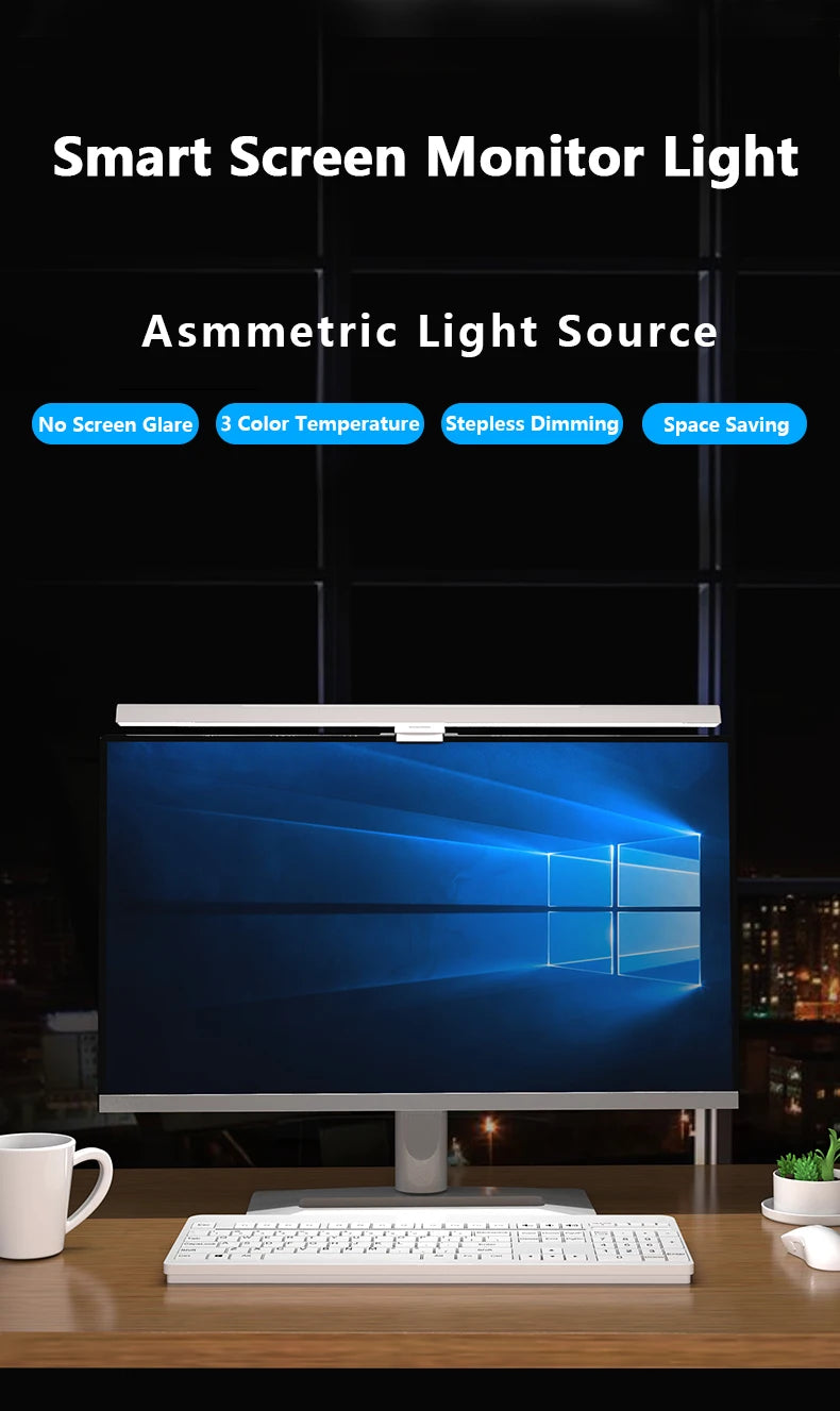 50cm USB  Computer Monitor Light Bar Screen Hanging Lights