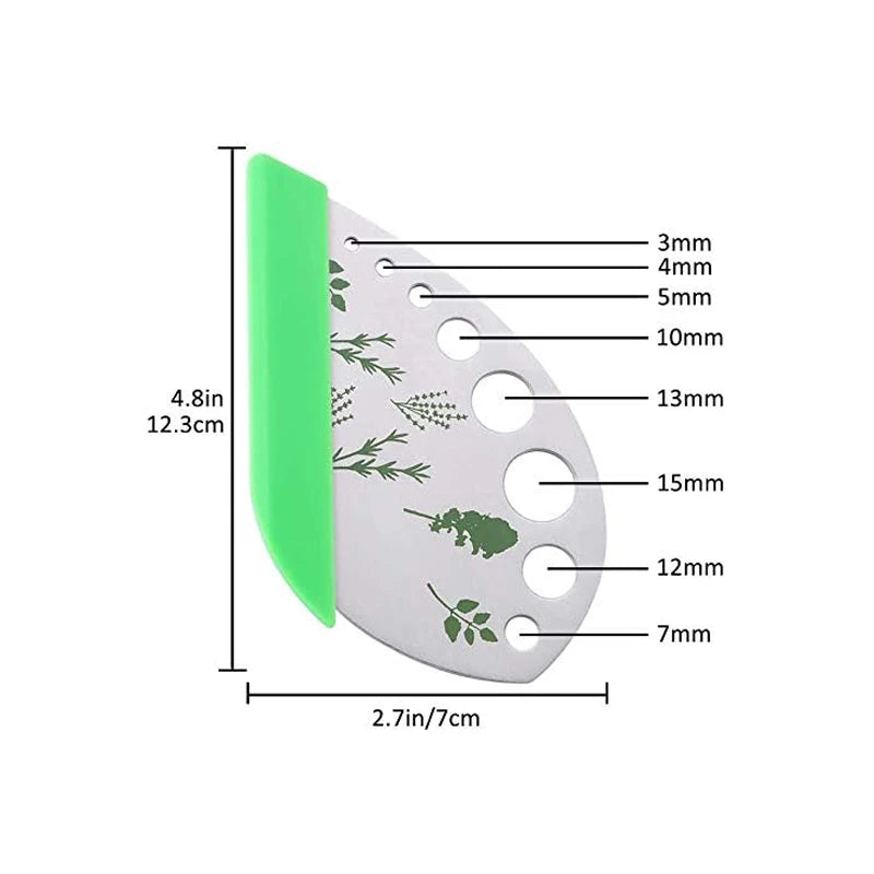 Multifunctional Stainless Steel Herb Stripper